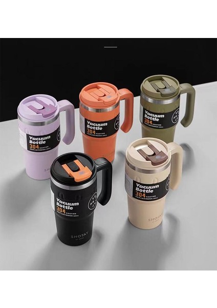 Travel Çelik Termos Mug 900ML Turuncu