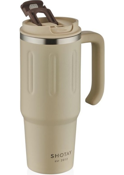 Travel Çelik Termos Mug 900ML Krem fiyatları