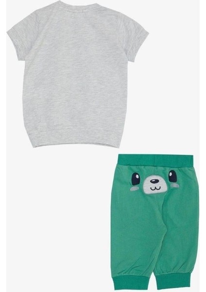 Erkek Bebek Ayıcık Detaylı Eşofman Takımı fiyatları