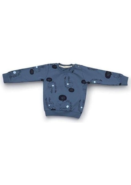 Erkek Bebek Dinazor Baskılı Pamuklu Eşofman Takım fiyatları