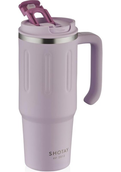 Travel Çelik Termos Mug 900ML Lila