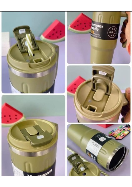 Travel Çelik Termos Mug 900ML Lila