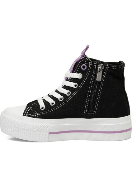 WENDE.F5FX Siyah Kız Çocuk High Sneaker