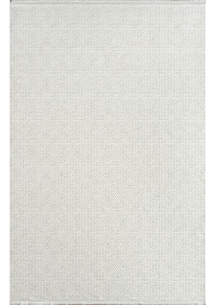 Seren NF02A Krem Gri Akrilik Yumuşak Dokulu Modern Halı Karademir Home