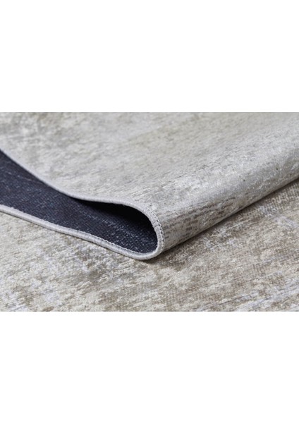 Bej Salon&yolluk Dijital Baskılı Makinede Yıkanabilir Kaymaz Taban Saçaklı Halı HA270 modelleri