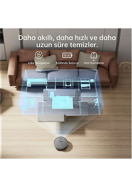Dreame L10S Pro Robot Süpürge Siyah