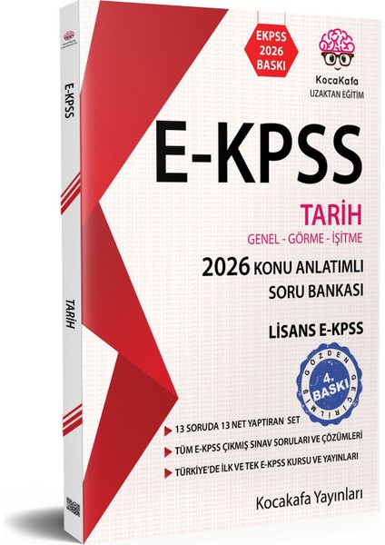 E-KPSS Lisans Konu Anlatımlı Soru Bankası 2026 5'li Set