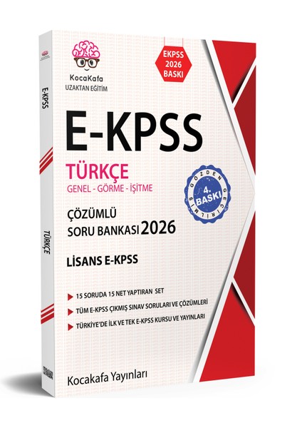 Ekpss Lisans Soru Bankası 5 Li Set 2026 Yeni Baskılar