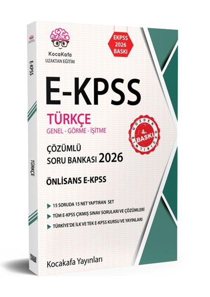 Ekpss Önlisans Soru Bankası 2026 5'li Set 5.baskı