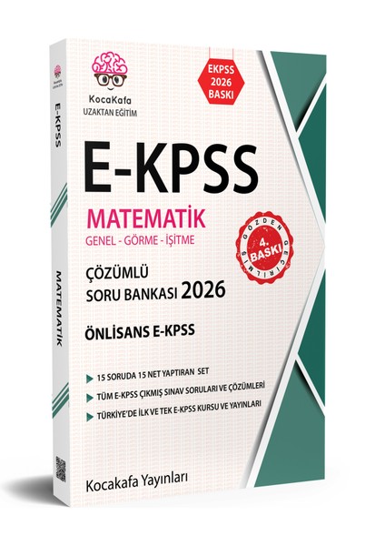 Ekpss Önlisans Soru Bankası 2026 5'li Set 5.baskı