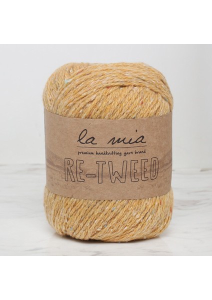 Re-Tweed Sarı Melanj El Örgü Ipi - L124 - 34413
