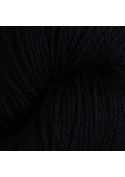 Natural Wool Siyah El Örgü Ipi - L815 - 34398