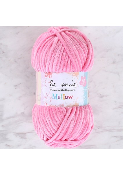 Mellow Pembe El Örgü Ipi - 914 - 34160