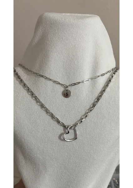 2'Li Harfli Kararmaz Çelik Kolye fiyatları