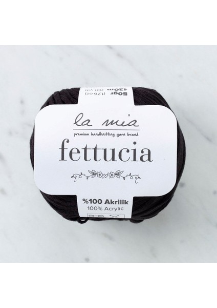Fettucia Siyah El Örgü Ipi - L006 - 33876