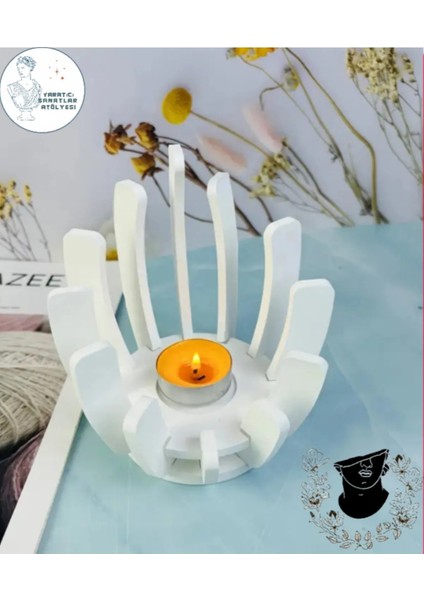 Iskandinav Esintisi Sıra Dışı Tasarım Tealight Mumluk