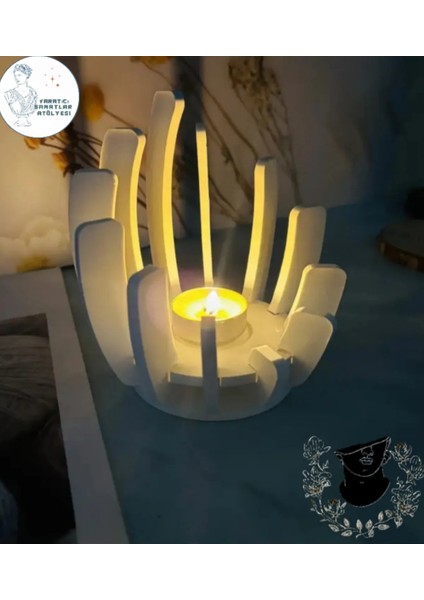 Iskandinav Esintisi Sıra Dışı Tasarım Tealight Mumluk