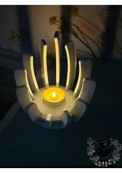 Iskandinav Esintisi Sıra Dışı Tasarım Tealight Mumluk