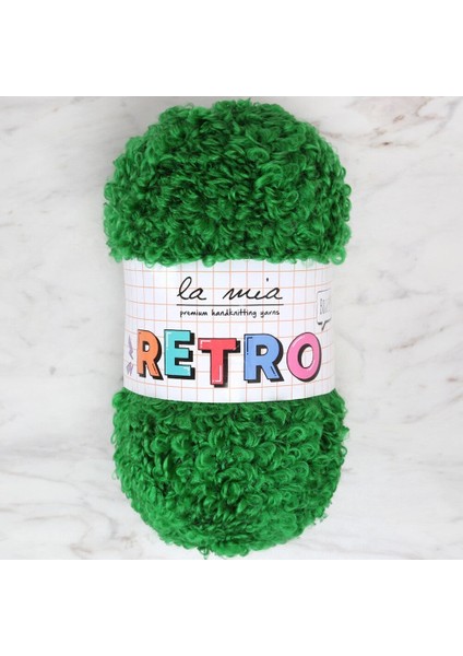 Retro Yeşil El Örgü Ipi - LM0107