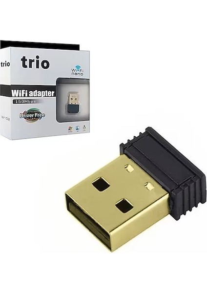 Wifi Adaptör 150 Mbps Trio W-102