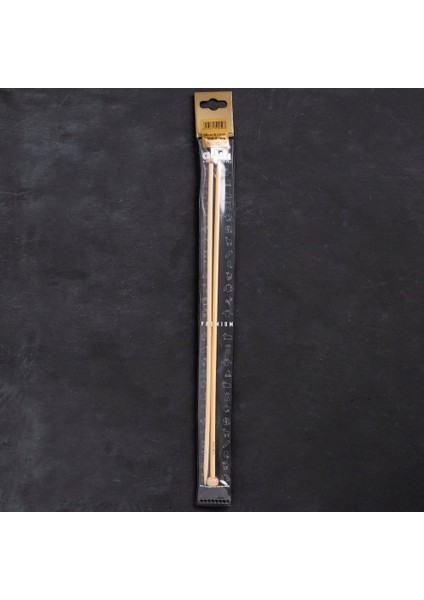 Bambus 5 mm 35 cm Bambu Örgü Şişi - 500-7