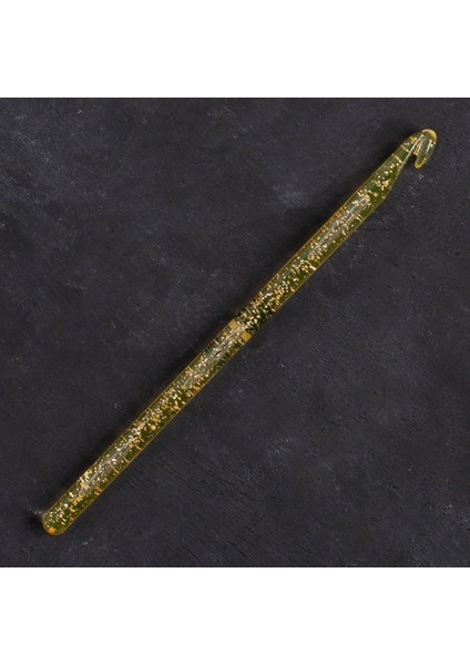 Champagner 7 mm 15 cm Plastik Simli Yün Tığ - 4 fiyatları