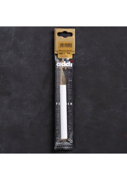 Champagner 12 mm 15 cm Plastik Simli Yün Tığ -