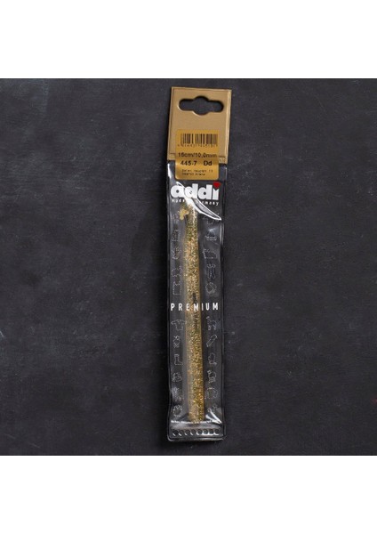 Champagner 10 mm 15 cm Plastik Simli Yün Tığ -