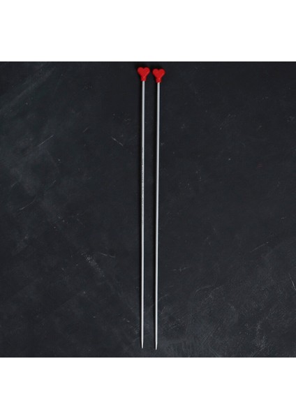 Addı Kalpli 3.5 mm 40 cm Klasik Alüminyum Örgü Şişi fiyatları