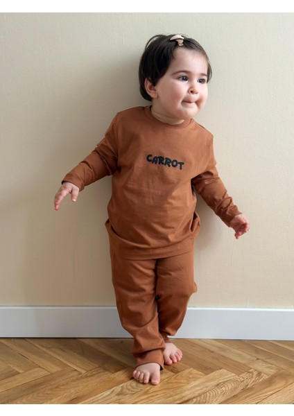 Peramore Carrot Baskılı Unisex Alt Üst Takım