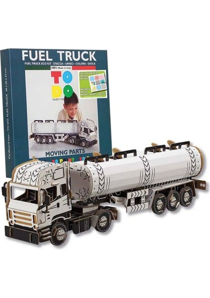 Todo Fuel Truck 3D Boyanabilir Maket FL6024