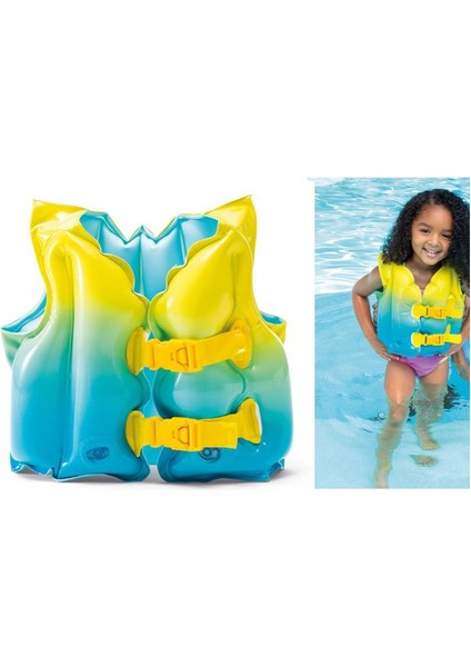Intex Mavi Lagün Çocuk Deniz Yeleği 41X30 cm (3-5 Yaş)