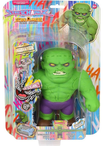 Monster Flex Sesli Stretchapalz Screamers Çete Seri Esnek Yumuşak Stretch Karekter Fiğür @monstro@