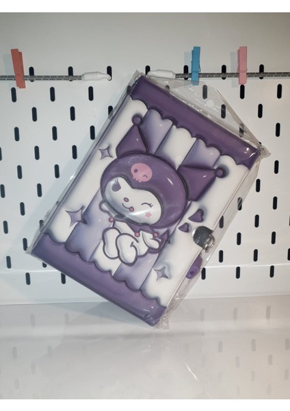 Antkırtasiyeaksesuar Kuromi Desenli Kilitli Günlük Defter
