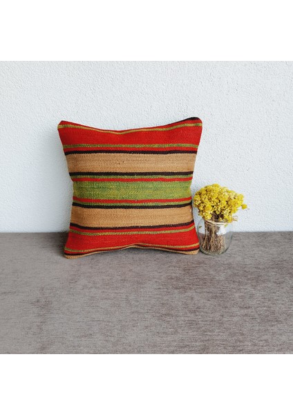 El Dokuma Kilim Kırlent Kılıfı 40X40 cm fiyatları