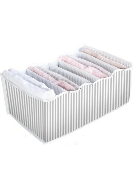Akordiyon Çekmece Düzenleyici Organizer 8 Gözlü L Beden Çorap Çamaşır Havlu Düzenleyici indirimleri