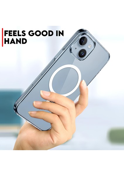 Şeffaf Mika Sararmaz Sert Kılıf iPhone 14