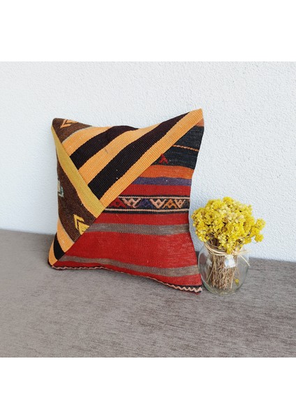El Dokuma Kilim Kırlent Kılıfı 40 X40 cm fırsatları