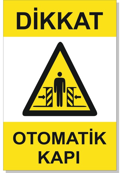 Dikkat Otomatik Kapı Levha Pvc Foreks Alüminyum Kompozit