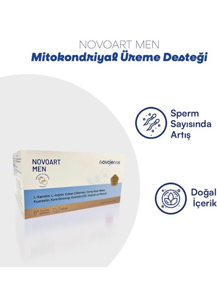 Novoart Men Mitokondriyal fırsatları
