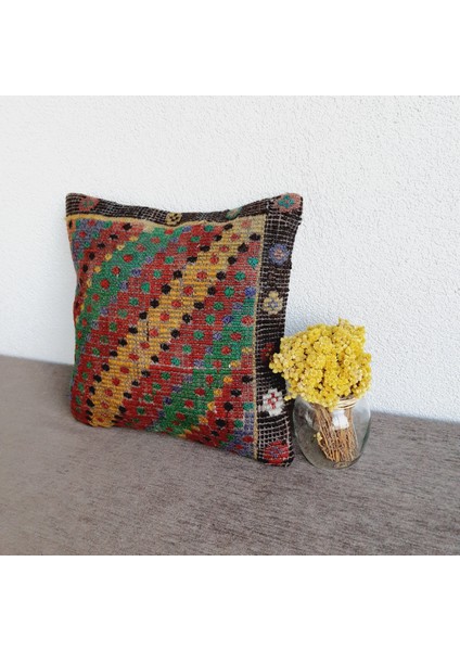 El Dokuma Kilim Kırlent Kılıfı 40X40 cm fırsatları