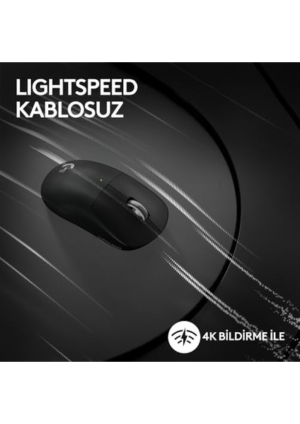 G Pro x Superlıght 2 Lıghtspeed Kablosuz Oyuncu Mouse, Hafif, Lıghtforce Hibrit Anahtarlar, Hero 2 Sensör, 32,000 Dpı, 5 Programlanabilir Tuş, Usb-C Şarj, Pc & Mac, Siyah