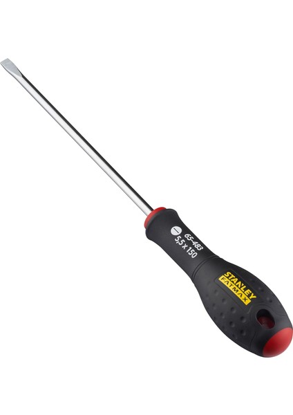 - Fatmax Tornavida Düz 12 x 250 mm Schwertlaenge, Krom-Vanadyum, Ergonomik Yumuşak Saplı Sap 5.5X150MM 0-65-483