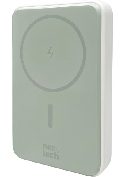 10000 Mah Pd 15w Hızlı Sarj Magsafe Powerbank Oto Şarj Kesme+Lityum-Lion Pil+2 Çıkışlı