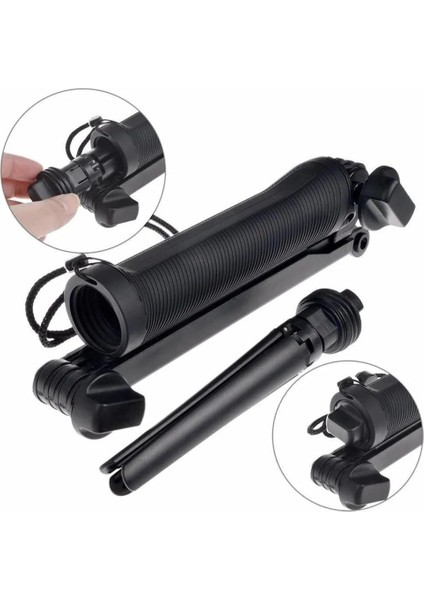 Gopro Ile Uyumlu Aksiyon Kamera Monopod Çubuğu Stand Mini 3in1 Tripod