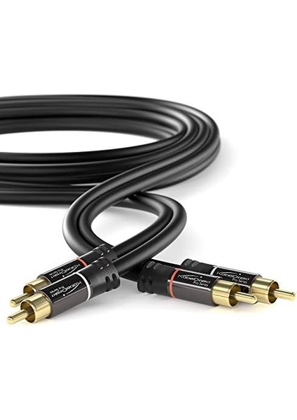 - 0,8 M - Cinch Kablo, 2 Cinch-2 Cinch, Stereo Ses Kablosu (Koaksiyel Kablo, Rca Fiş/fiş, Analog/dijital, Derin Bas Hoparlör/amplifikatör/hifi ve Ev Sineması/blu-Ray/alıcı Için, Siyah) fiyatları