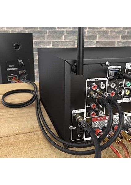 - 0,8 M - Cinch Kablo, 2 Cinch-2 Cinch, Stereo Ses Kablosu (Koaksiyel Kablo, Rca Fiş/fiş, Analog/dijital, Derin Bas Hoparlör/amplifikatör/hifi ve Ev Sineması/blu-Ray/alıcı Için, Siyah) modelleri