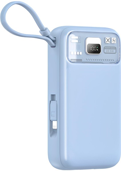 Dijital Göstergeli Dahili Çoklu Kablolu 10.000 Mah Powerbank Pd20w + 22.5w 15w Hızlı Sarj fiyatları