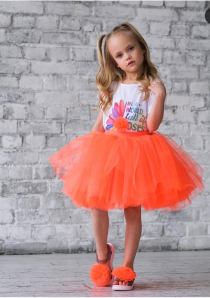 Tütü Etekli Kız Çocuk Takım