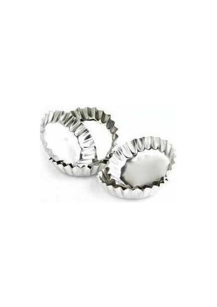 Paslanmaz Çelik Metal Kek Kalıbı - 6 Adet fırsatları